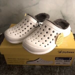 Joybees Cozy Clog in White